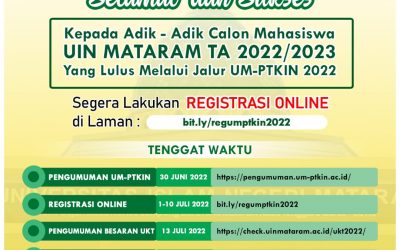 PENGUMUMAN KELULUSAN UM-PTKIN 2022