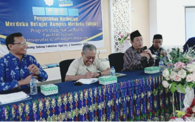 Prodi Hukum Bisnis Melaksanakan Giat FGD Penyusunan Kurikulum Merdeka Belajar Kampus Merdeka