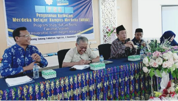 Prodi Hukum Bisnis Melaksanakan Giat FGD Penyusunan Kurikulum Merdeka Belajar Kampus Merdeka