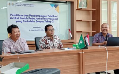 PRODI TADRIS IPS MENYELENGGARAKAN PELATIHAN DAN PENDAMPINGAN PUBLIKASI ARTIKEL ILMIAH PADA JURNAL INTERNASIONAL