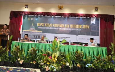 DIREKTUR DIKTIS BUKA RAKER PIMPINAN UIN MATARAM 2024 TANDATANGAN FAKTA INTEGRITAS, KAMPUS HARUS AKREDITASI UNGGUL