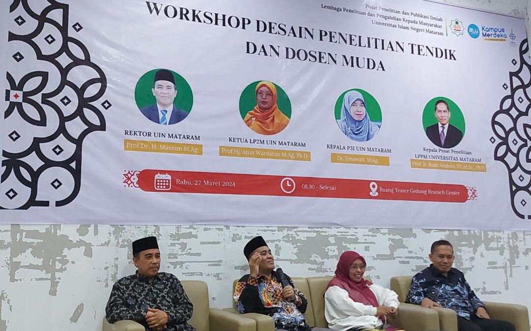 WORKSHOP DESAIN PENELITIAN TENDIK DAN DOSEN MUDA