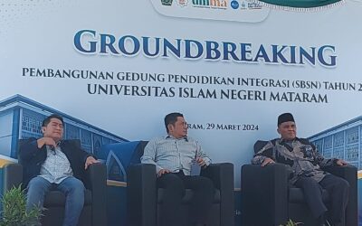 GROUNDBREAKING  PEMBANGUNAN GEDUNG PENDIDIKAN INTEGRASI (SBSN) TAHUN 2024 UNIVERSITAS ISLAM NEGERI MATARAM