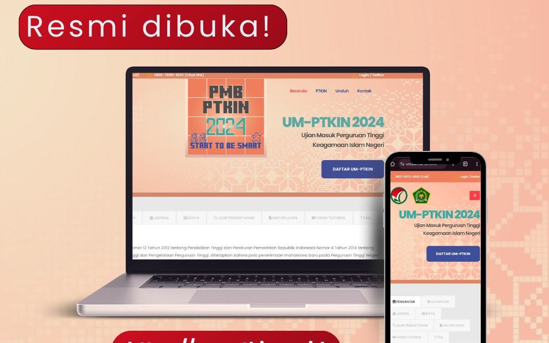 SEGERA DAFTAR DI UIN MATARAM: PENDAFTARAN UM-PTKIN 2024 DIBUKA, INI CARA DAFTAR DAN JADWALNYA