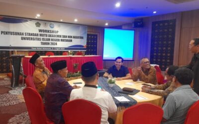 MENGHANGAT: WORKSHOP PENYUSUNAN STANDAR MUTU AKADEMIK DAN NON AKADEMIK UIN MATARAM HARI KEDUA