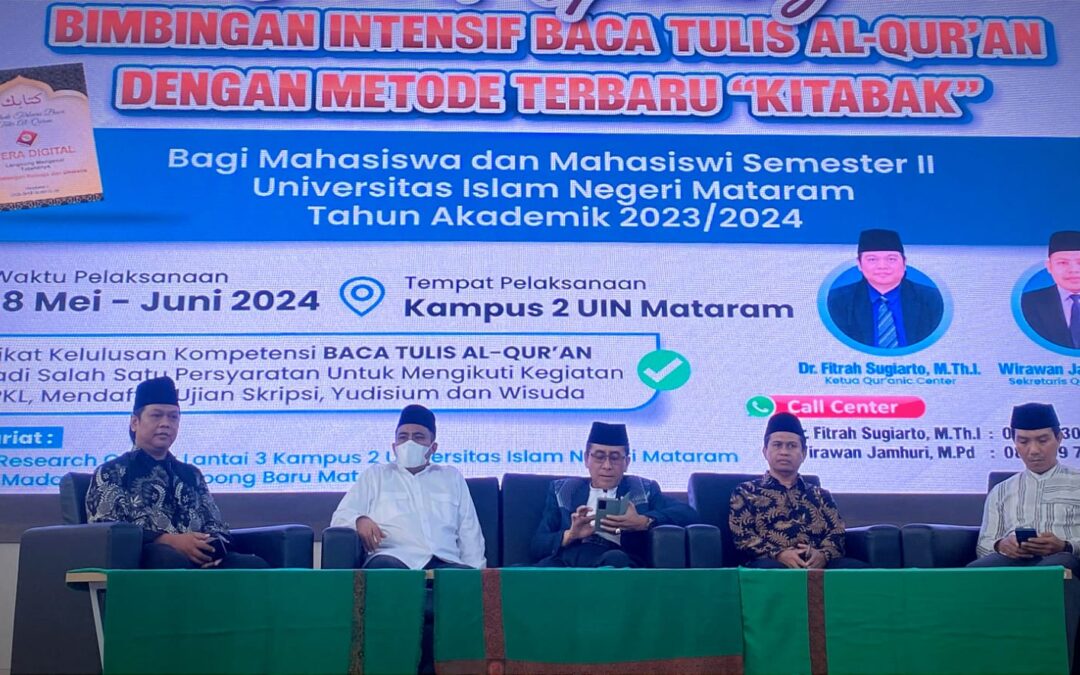 GRAND OPENING BIMBINGAN INTENSIF BACA TULIS AL-QUR’AN DENGAN METODE TERBARU “KITABAK”