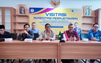 VISITASI AKREDITASI MENUJU PERPUSTAKAAN UNGGUL : HARI INI ASESMEN LAPANGAN AKREDITASI PERPUSTAKAAN UIN MATARAM