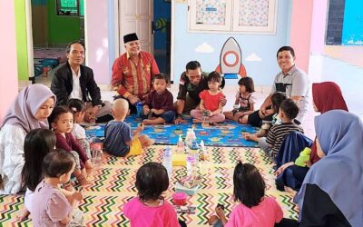 KUNJUNGAN STUDI TIRU REKTOR DAN KETUA DWP IAHN GDE PUDJA MATARAM KE DAYCARE UIN MATARAM