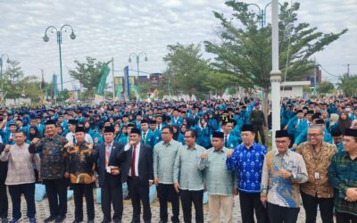 RIBUAN MAHASIWA BARU IKUTI PEMBUKAAN PBAK UIN MATARAM : MEWUJUDKAN MAHASISWA CENDEKIA, TERBUKA, DAN UNGGUL