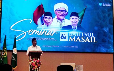 SEMINAR NASIONAL ISTIMBATH HUKUM ISLAM DAN BAHTSUL MASAIL SUKSES DIGELAR DI MATARAM