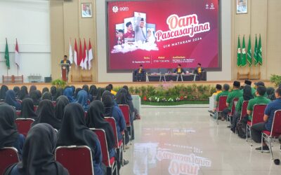 SAMBUT 420 MAHASISWA BARU DENGAN SEMANGAT UNGGUL : MAHASISWA PASCA TERBANYAK TINGKAT PTKIN SE-INDONESIA