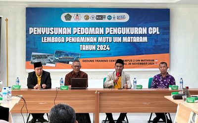 ADAPTIF DENGAN PERKEMBANGAN ZAMAN: LPM UIN MATARAM SELENGGARAKAN WORKSHOP PENYUSUNAN PEDOMAN PENGUKURAN CPL