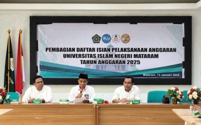 PENYERAHAN DIPA UIN MATARAM TAHUN 2025