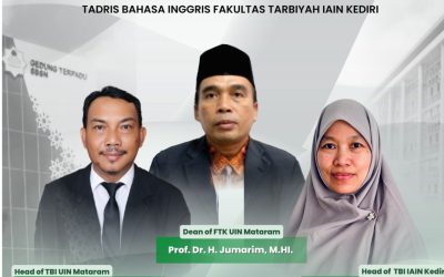 SESAMA PRODI UNGGUL, TBI FTK UIN MATARAM ADAKAN RESEARCH DISSEMINATION FORUM DENGAN PRODI TBI IAIN KEDIRI