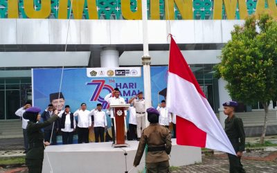 UPACARA HARI AMAL BAKTI KE-79 KEMENTERIAN AGAMA DI UIN MATARAM