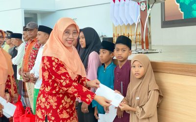 DWP UIN MATARAM BERBAGI KEBAHAGIAAN: 360 BINGKISAN RAMADHAN DAN SANTUNAN UNTUK ANAK YATIM
