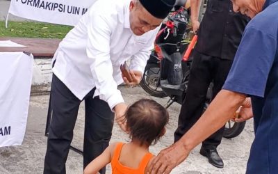 REKTOR BERBAGI TAKJIL MENYAPA WARGA: MENEBAR HIKMAH PERINGATAN NUZULUL QURAN