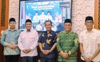 PESAN MENTERI AGAMA PADA MOMENTUM HALAL BIHALAL: SANJUNG REKTOR SEBAGAI ARSITEK KEMAJUAN KEMENAG