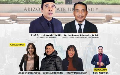 PRODI TADRIS BAHASA INGGRIS FTK UIN MATARAM GELAR INFO SESSION BERSAMA ARIZONA STATE UNIVERSITY AMERIKA: BUKA PELUANG STUDI LANJUT KE LUAR NEGERI