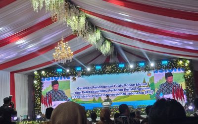 GERAKAN PENANAMAN 1 JUTA POHON MATOA DAN PELETAKAN BATU PERTAMA PEMBANGUNAN PESANTREN ISTIQLAL INTERNASIONAL INDONESIA: IKHTIAR HIJAUKAN BUMI, BANGUN PERADABAN