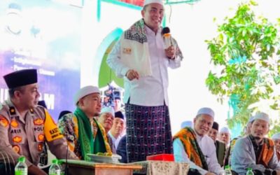 REKTOR UIN MATARAM DISAMBUT RIBUAN JAMAAH : HAUL SYEIKH TGH. ABHAR MUHYIDDIN MUSALAM DAN  ROADSHOW LEBARAN TOPAT DI TIGA LOKASI