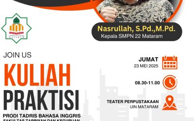 SIAPKAN MAHASISWA JADI GURU HEBAT, PRODI TADRIS BAHASA INGGRIS DATANGKAN PRAKTISI SEKOLAH MENGISI KULIAH MICRO TEACHING