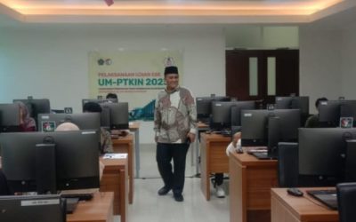 HARI KETIGA PELAKSANAAN SSE UM PTKIN : REKTOR TINJAU LANGSUNG PROSES UJIAN