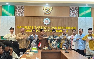 DEMA FTK DAN HMPS PAI FAKULTAS TARBIYAH DAN KEGURUAN BEKERJASAMA DENGAN RUMAH MODERASI UIN GELAR DIALOG MODERASI BERAGAMA BERSAMA PARA TOGA FKUB NTB