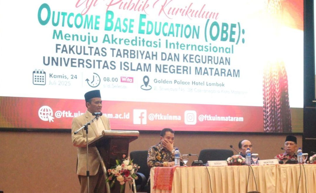 BERGEGAS MENUJU AKREDITASI INTERNASIONAL, FAKULTAS TARBIYAH DAN KEGURUAN UIN MATARAM LAKSANAKAN UJI PUBLIK KURIKULUM OBE