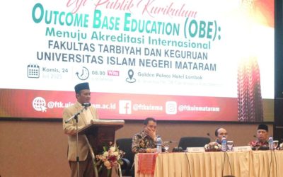 BERGEGAS MENUJU AKREDITASI INTERNASIONAL, FAKULTAS TARBIYAH DAN KEGURUAN UIN MATARAM LAKSANAKAN UJI PUBLIK KURIKULUM OBE