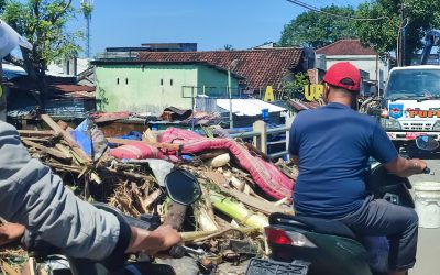 SAAT AIR NAIK, UIN MATARAM TURUN TANGAN: REKTOR KERAHKAN TIM PEDULI BANJIR