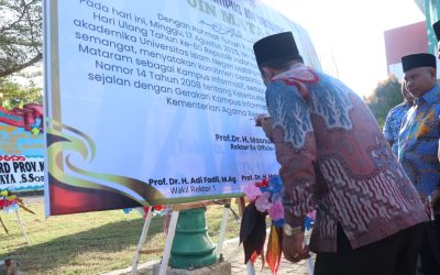 REKTOR LAUNCHING KAMPUS INFORMATIF, UIN MATARAM MANTAPKAN KOMITMEN OPTIMALKAN PPID SEBAGAI IMPLEMENTASI SURAT MENTERI AGAMA NO. S.434 TAHUN 2024