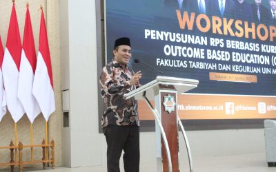 REKTOR BUKA WORKSHOP PENYUSUNAN RPS BERBASIS OUTCOME-BASED EDUCATION DI FTK UIN MATARAM
