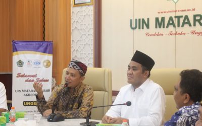 REKTOR UIN MATARAM TERIMA KUNJUNGAN BENCHMARKING UIN RADEN MAS SAID SURAKARTA