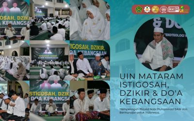 DUKUNG GAGASAN EKOTEOLOGI MENAG, UIN MATARAM GELAR PERINGATAN MAULID BERSAMA 400 ASN DAN MAHASISWA