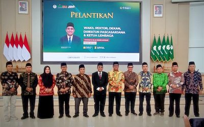 MEMBANGUN PRASASTI CINTA: REKTOR LANTIK 11 PIMPINAN BARU SEBAGAI TIM KESEBELASAN KAMPUS UNGGUL