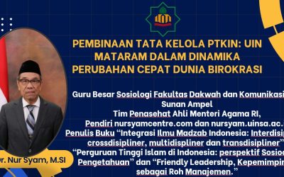 PROF. NURSYAM AJAK UIN MATARAM BANGUN TATA KELOLA HUMANIS DAN RESPONSIF DI TENGAH PERUBAHAN BIROKRASI MODERN