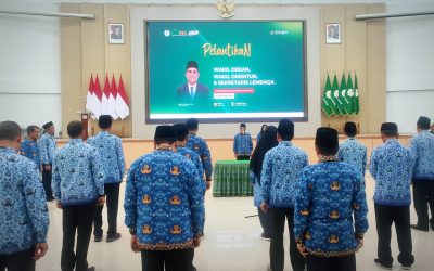 SINERGI DAN KOLABORASI JADI PESAN KUNCI REKTOR PADA PELANTIKAN 18 WAKIL DEKAN, WAKIL DIREKTUR, DAN SEKRETARIS LEMBAGA DI UIN MATARAM