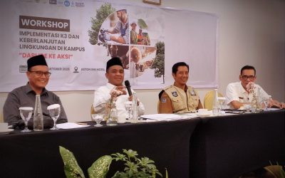 REKTOR UIN MATARAM BUKA WORKSHOP IMPLEMENTASI K3 DAN KEBERLANJUTAN LINGKUNGAN: DARI IDE KE AKSI