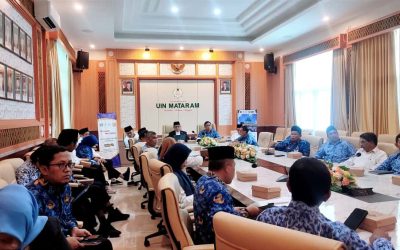 REKTOR UIN MATARAM APRESIASI KUNJUNGAN SILATURAHMI STAFSUS MENAG: ISMAIL CAWIDU PUJI LOMPATAN PUBLIKASI DAN BRANDING UIN MATARAM YANG MELESAT DI WEBOMETRIC INTERNASIONAL
