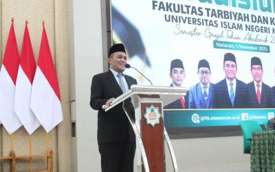 REKTOR PESANKAN PENGUATAN IMPLEMENTASI KURIKULUM CINTA DAN ECOTEOLOGI PADA YUDISIUM PERDANA FTK UIN MATARAM
