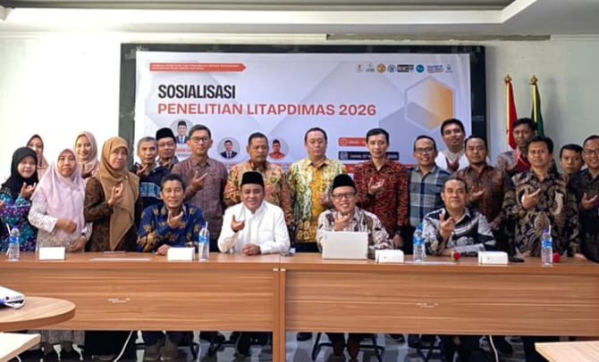 MENYALAKAN GAIRAH RISET: SOSIALISASI LITAPDIMAS 2026 DORONG INOVASI DARI KAMPUS UNTUK NEGERI