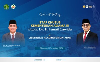 STAF KHUSUS MENAG DR. H. ISMAIL CAWIDU: ASN UIN MATARAM HARUS JADI TELADAN DALAM BRANDING, PUBLIKASI, DAN PELAYANAN PUBLIK