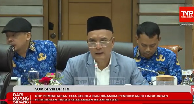 KETUA FORUM REKTOR PTKIN SEPAKATI ENAM POIN MAKLUMAT HASIL RDP KOMISI VIII DPR RI: DUKUNG PENGUATAN TATA KELOLA PENDIDIKAN ISLAM BERBASIS KEADILAN DAN PERIMBANGAN