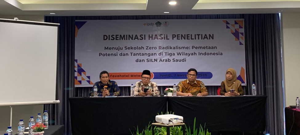 DISEMINASI PENELITIAN MORA THE AIR FUND HADIRKAN KASUBDIT LITAPDIMAS KEMENAG RI