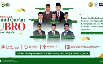 MENTERI AGAMA DIJADWALKAN BUKA KHOTMUL QUR’AN KUBRO UIN MATARAM : TRADISI BARU SAMBUT PERGANTIAN TAHUN DENGAN 1.000 KHATAMAN