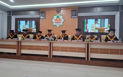 REKTOR UIN MATARAM JADI KETUA SIDANG UJIAN TERBUKA PROMOSI DOKTOR, TUAN GURU BAGU DAN RATUSAN UNDANGAN SAKSIKAN PROSESI