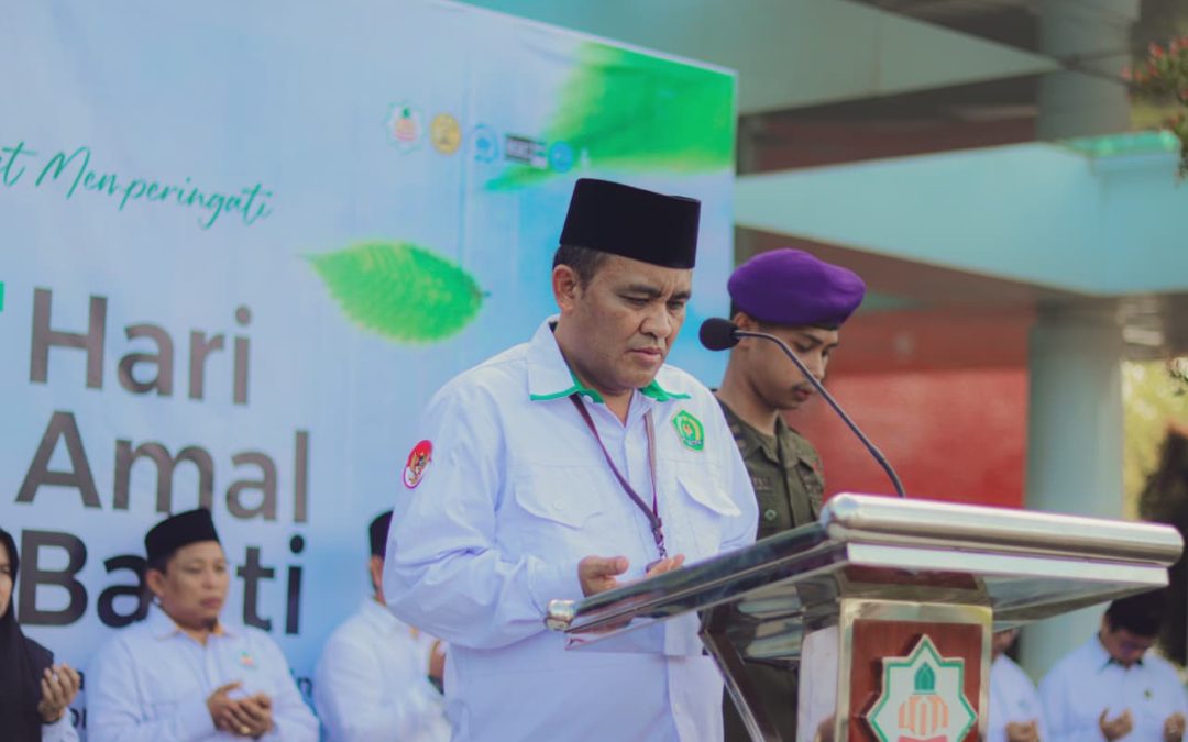 REKTOR PROF. DR. H. MASNUN TAHIR BACAKAN AMANAT MENTERI AGAMA, TEGASKAN SPIRIT KERUKUNAN UMAT DI HAB KE-80