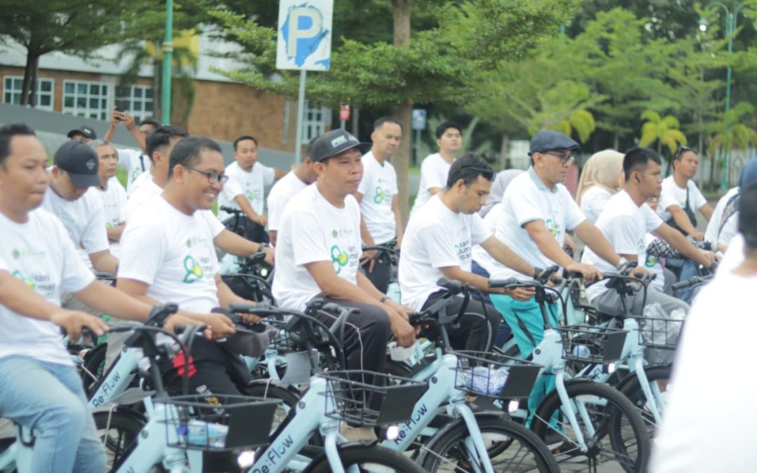 HAB KEMENAG, UIN MATARAM GAUNGKAN ECOTEOLOGI LEWAT SEPEDA SANTAI DAN PENGUATAN GREEN CAMPUS