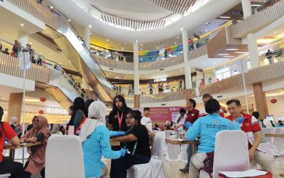 RIBUAN PENGUNJUNG MALL EPICENTRUM ATARAM MERIAHKAN DONOR DARAH KEBANGSAAN